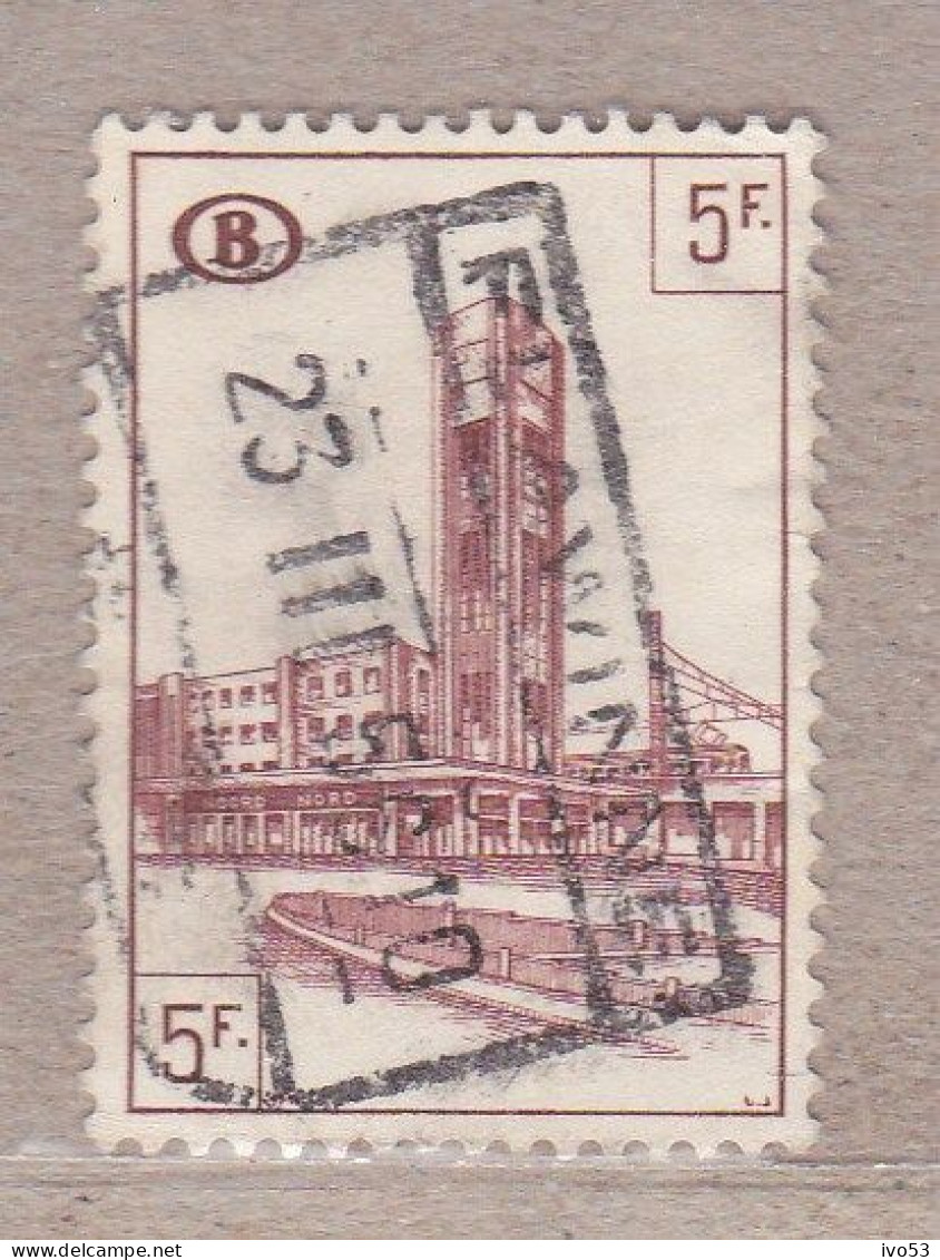 1953 TR340 Gestempeld.Noord-zuidverbinding Te Brussel. - Usados