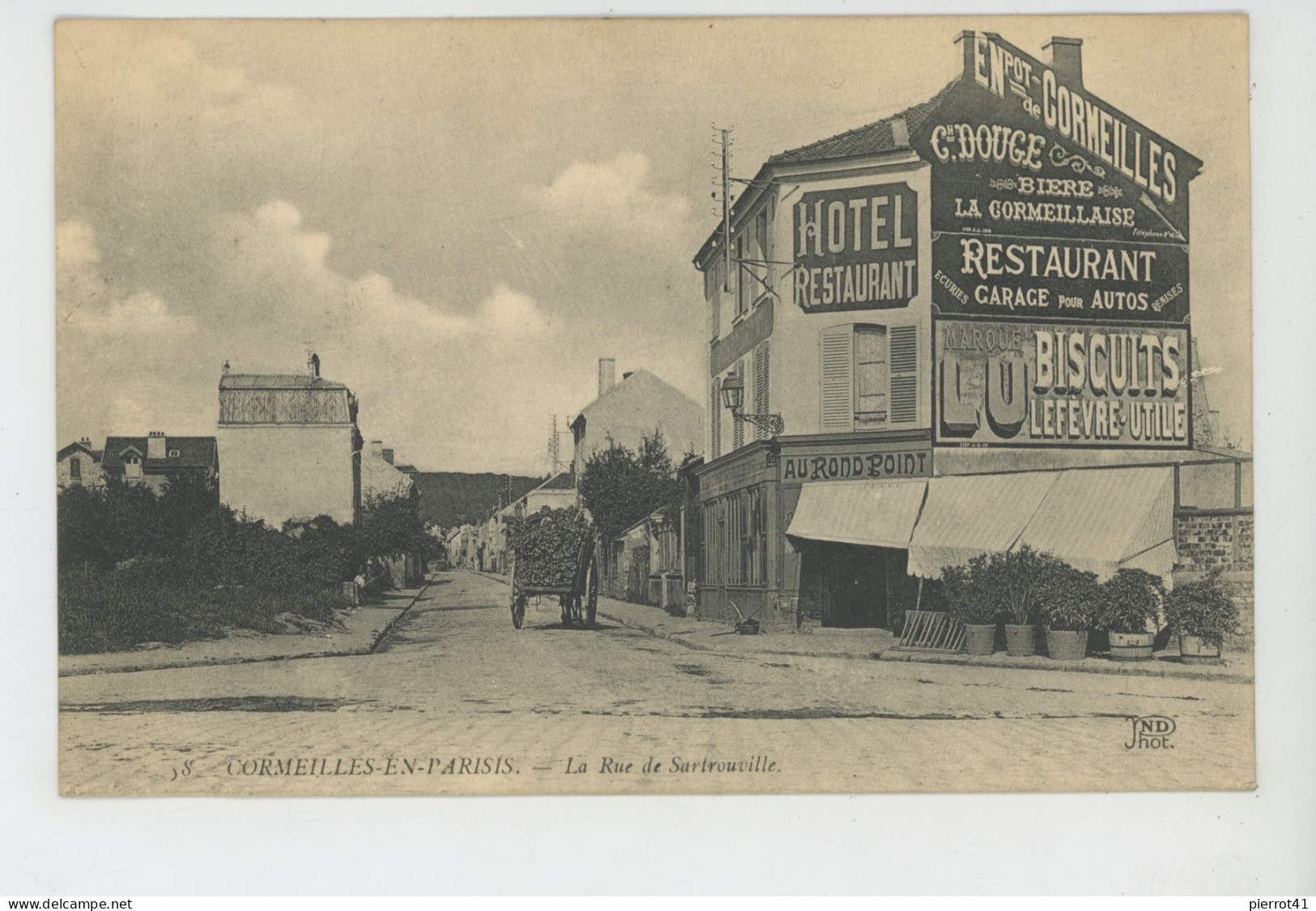 CORMEILLES EN PARISIS - La Rue De Sartrouville - Cormeilles En Parisis