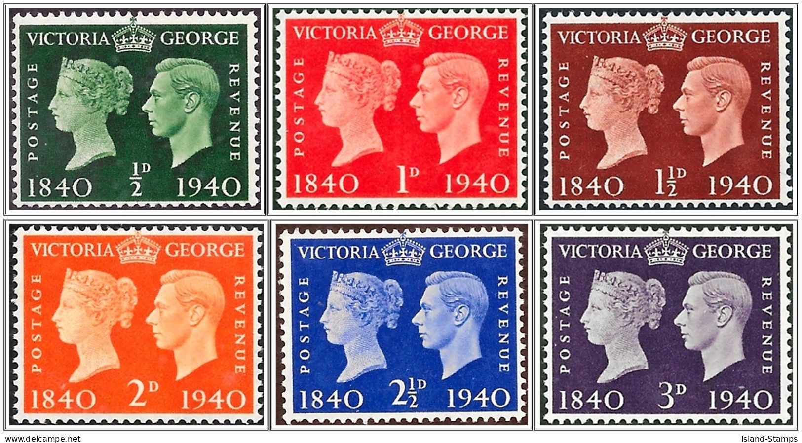 KGVI 1940 Centenary Mounted Mint Hrd1 - Nuevos