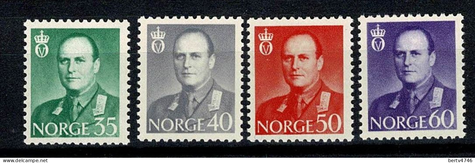 Norge 1962  Yv. 429/432** (zonder / Sans 428), MNH - Ungebraucht