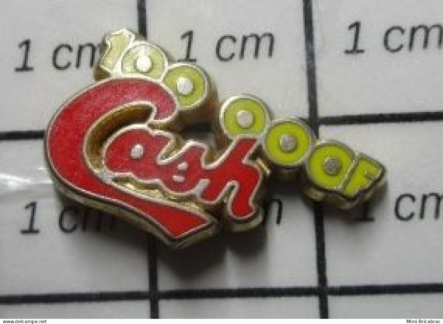 1415A  Pin's Pins / Beau Et Rare / JEUX / FRANCAISE DES JEUX 100000 F CASH - Spelletjes