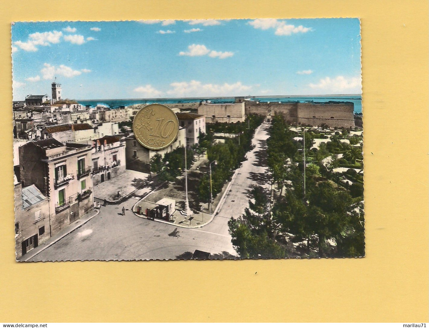 MM3632 Puglia BARLETTA 1964 Viaggiata Acquarellata - Barletta