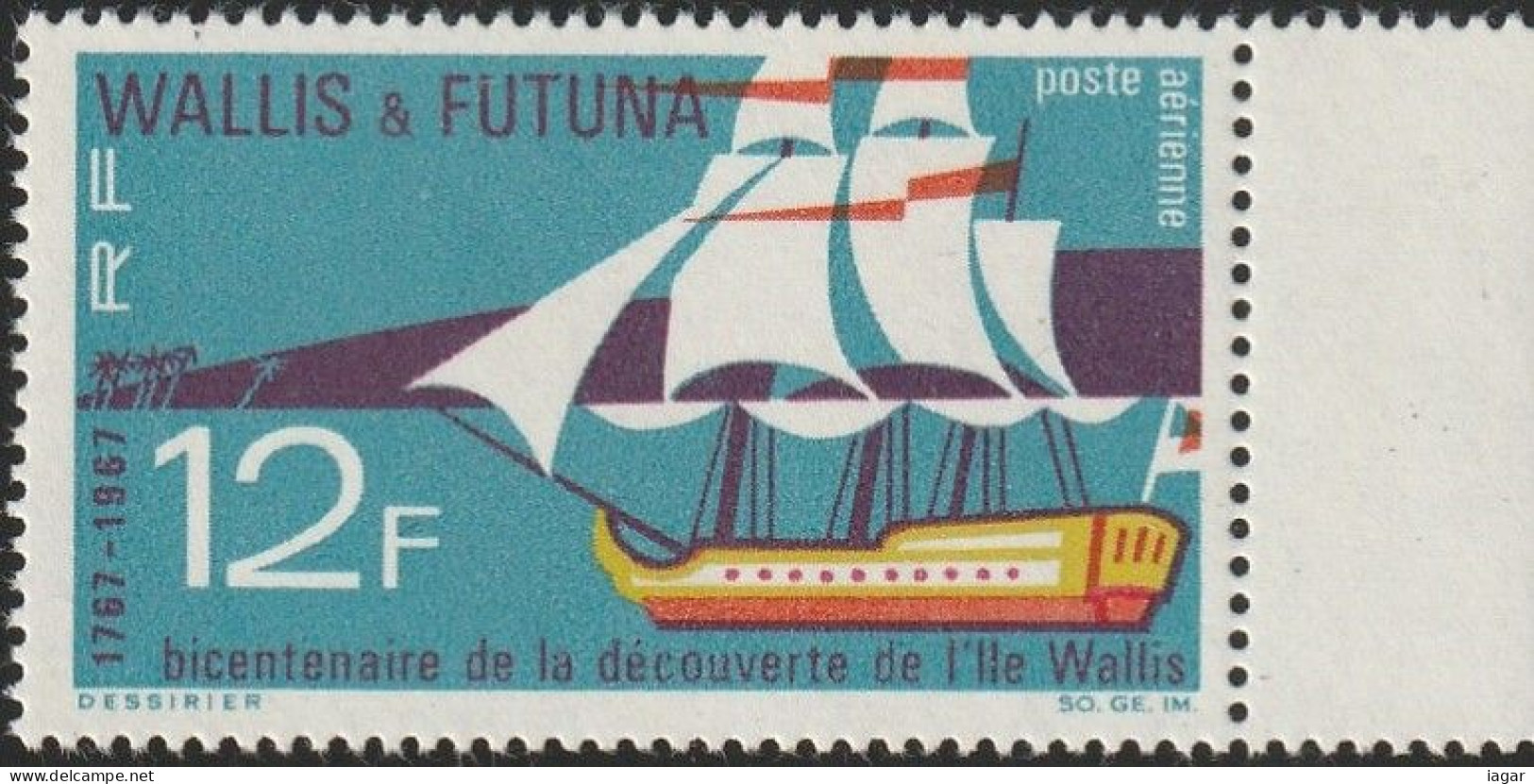 THEMATIC GEOGRAPHY:  BICENTENARY OF THE DISCOVERY OF WALLIS ISLAND   -  WALLIS AND FUTUNA - Géographie