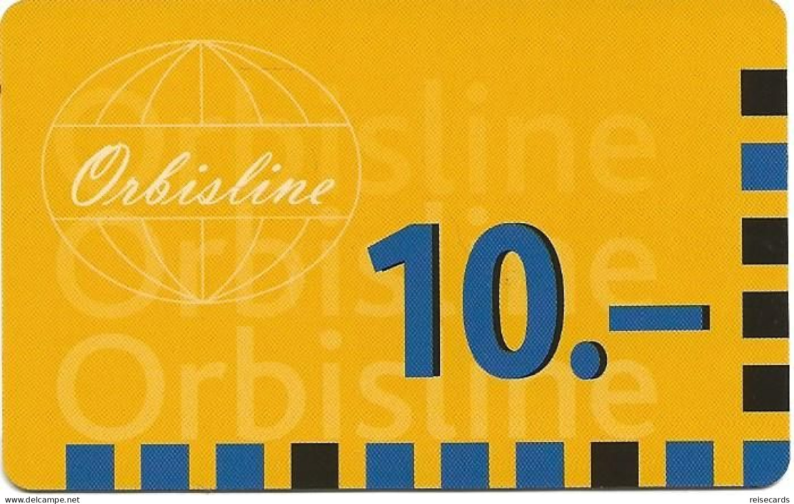 Switzerland: Prepaid Orbisline - Logo (3 Access Nummern) - Schweiz