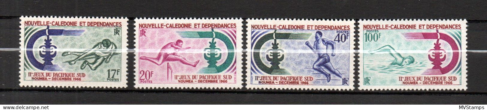 New Caledonia 1966 Old Set Olympic/sports Stamp (Michel 428/31) Nice MNH - Ongebruikt