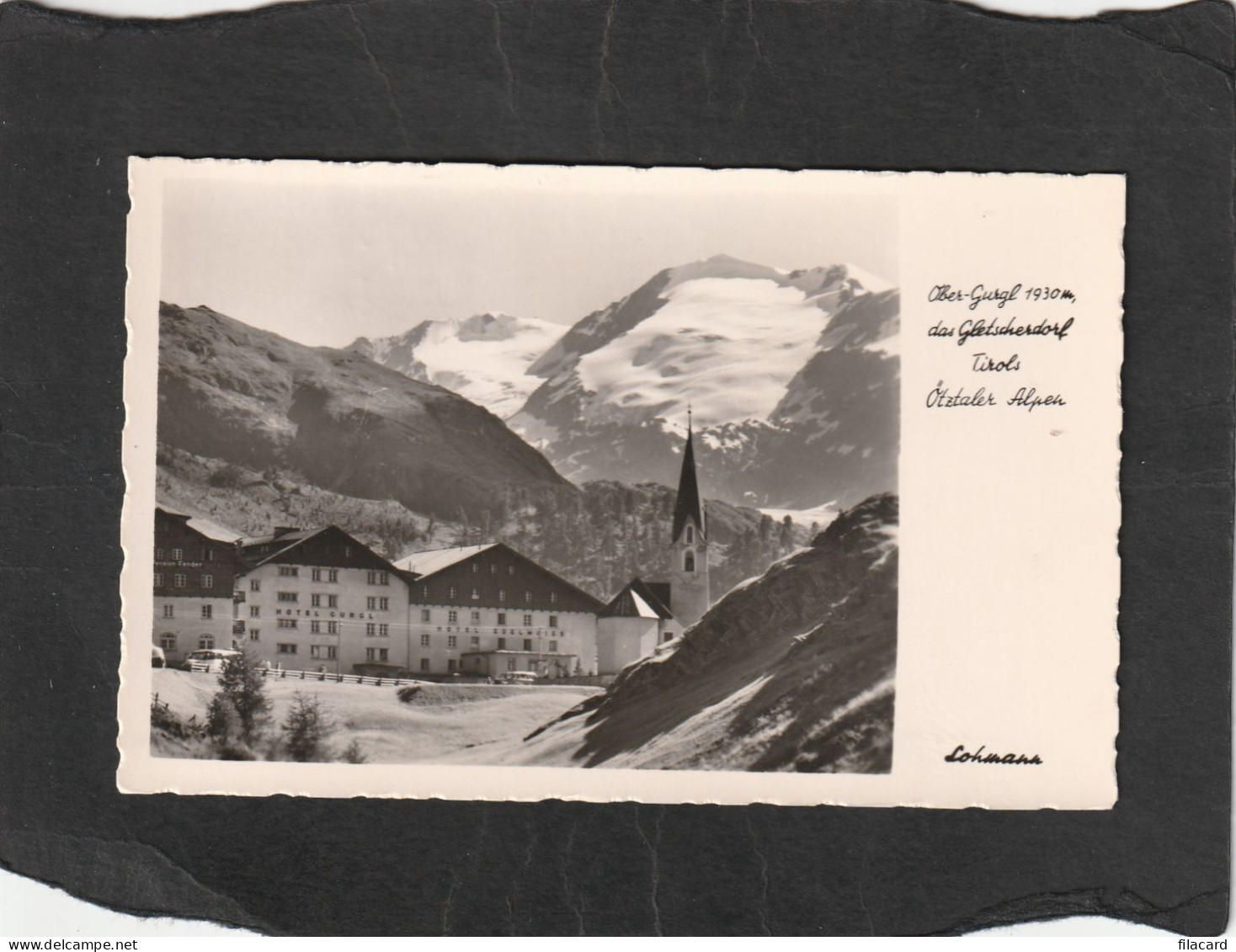 126949          Austria,    Ober-Gurgl 1930 M.,  Das  Gletscherdorf,   Tirols,  Otztaler  Alpen,   VG   1961 - Oetz