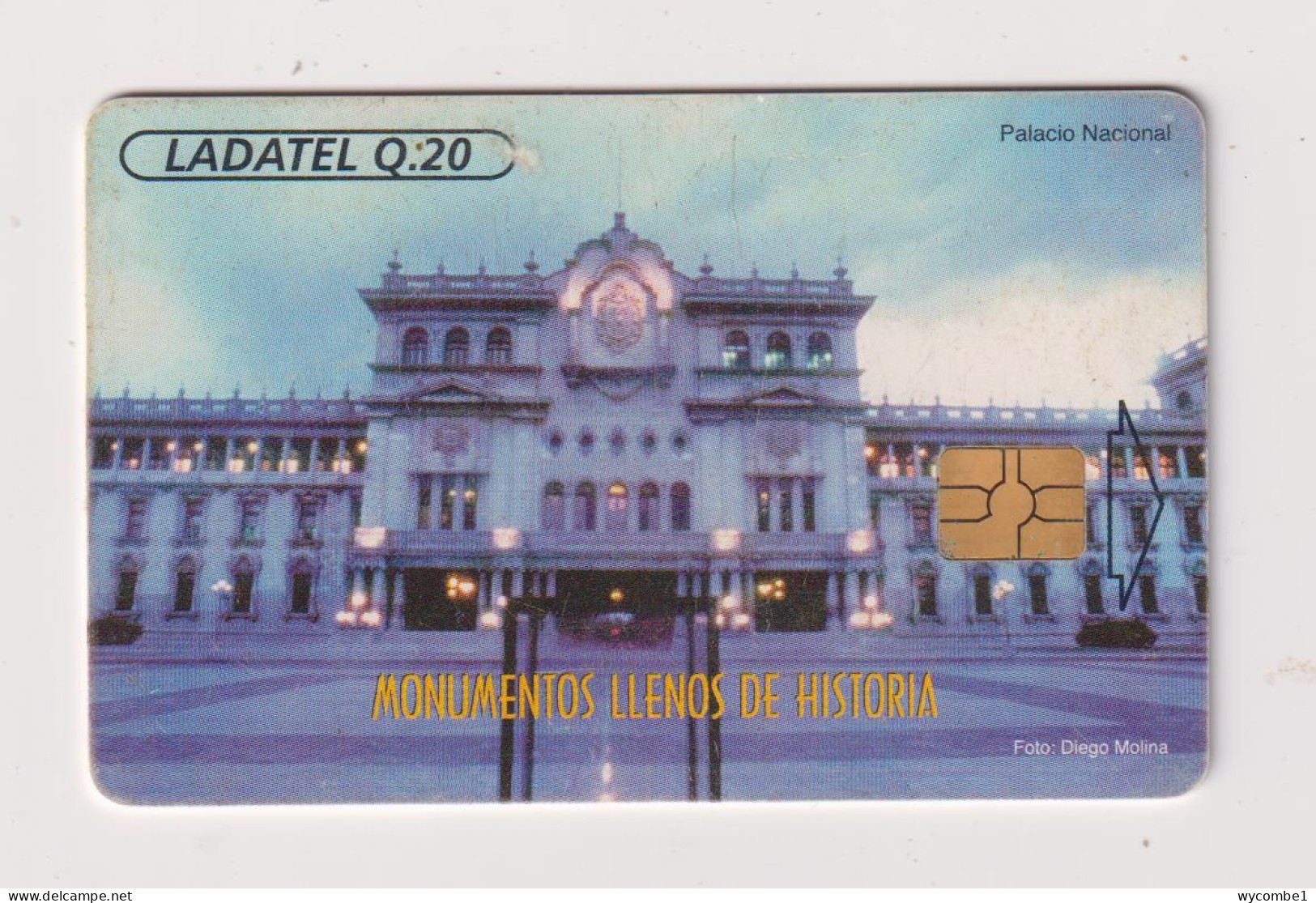 GUATEMALA - National Palace Chip Phonecard - Guatemala