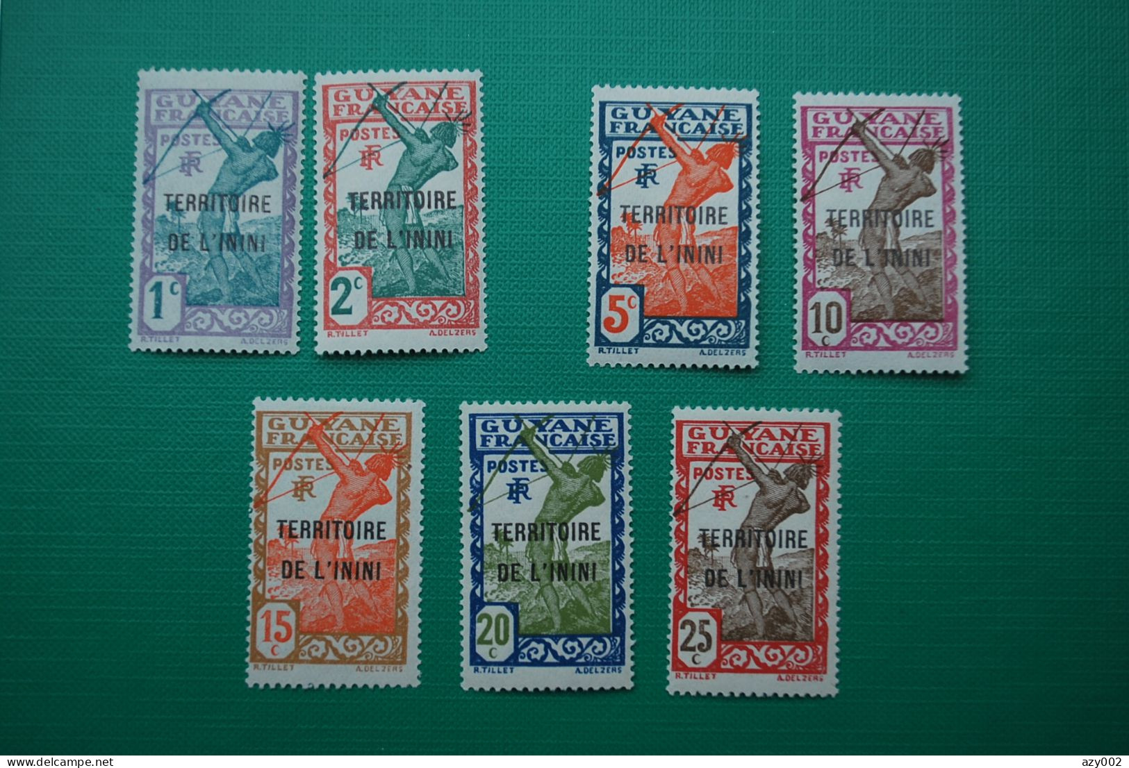 GUYANNE Territoire De L'ININI - 1932 à 1938  Collection De 34 Timbres Neufs  (détail Numéros Dans Description) ! - Unused Stamps