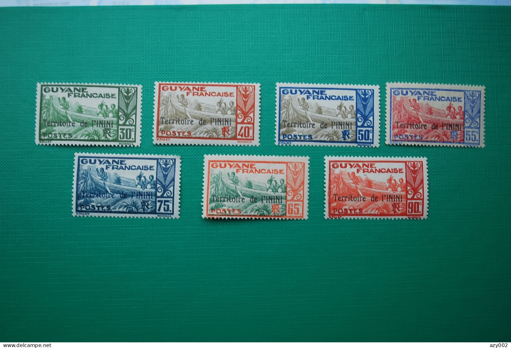 GUYANNE Territoire De L'ININI - 1932 à 1938  Collection De 34 Timbres Neufs  (détail Numéros Dans Description) ! - Neufs