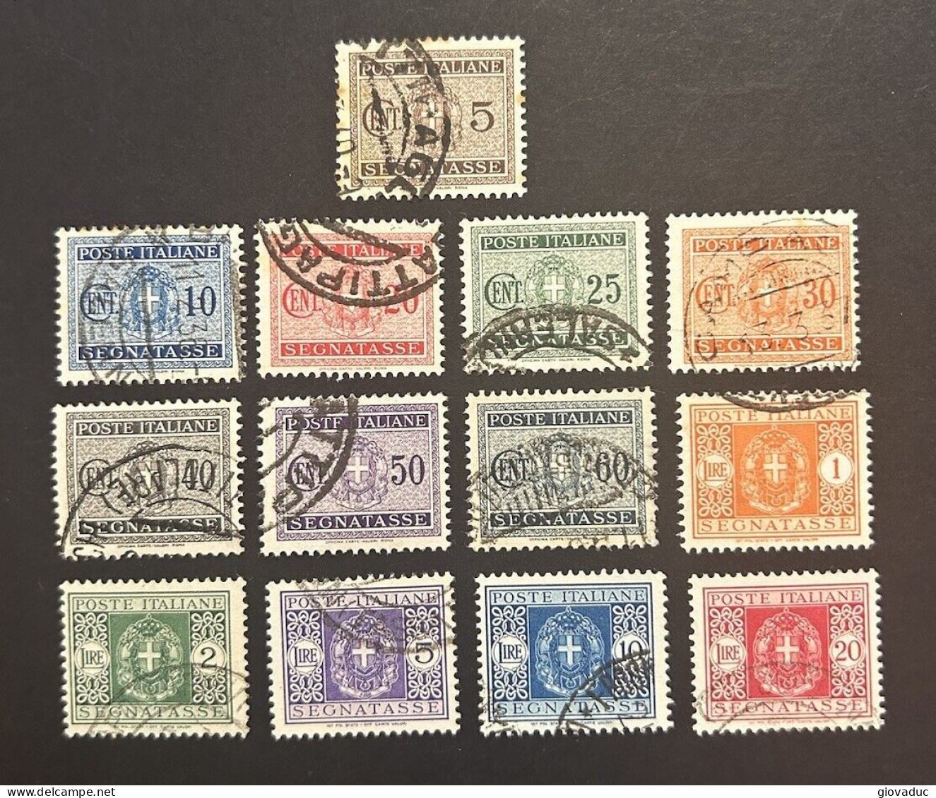 - Francobolli Italia Segnatasse 1934 Con Fasci - Taxe