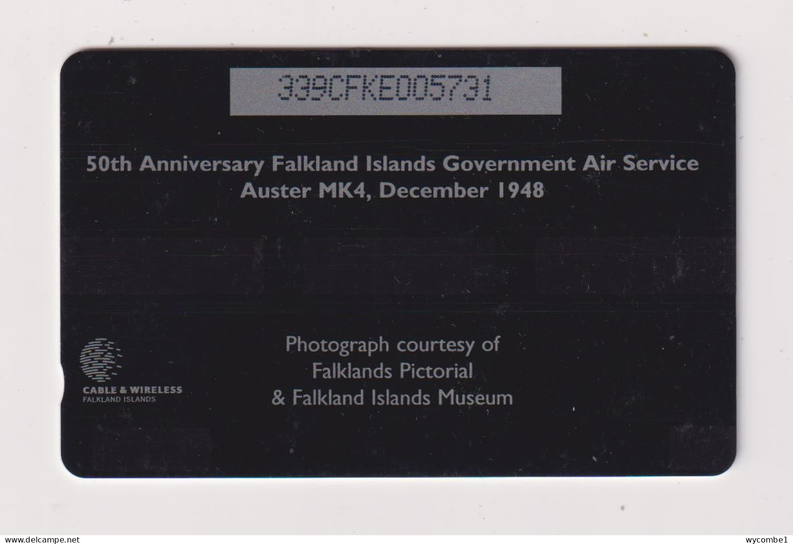 FALKLAND ISLANDS - Aircraft GPT Magnetic Phonecard - Falkland Islands