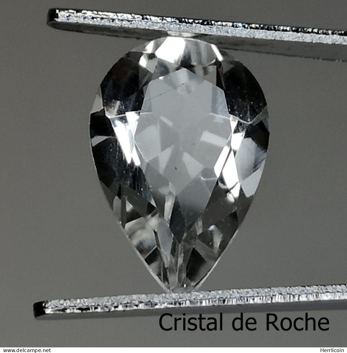 Cristal De Roche Naturel Du Brésil - VS - Poire 2.58 Carats - 11.9 X 8.2 X 5.3 Mm - Other & Unclassified