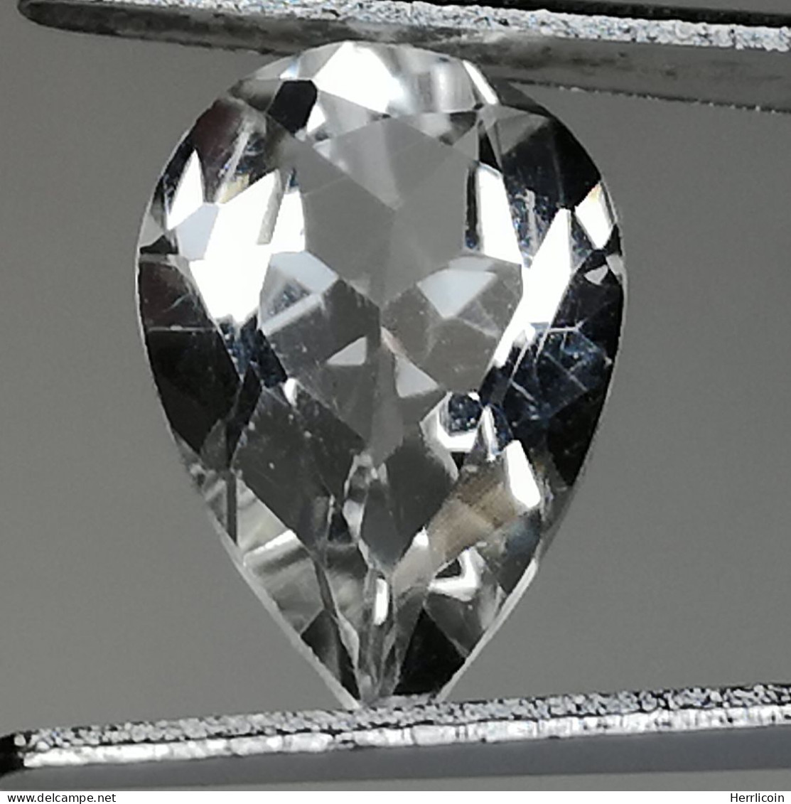 Cristal De Roche Naturel Du Brésil - VS - Poire 2.58 Carats - 11.9 X 8.2 X 5.3 Mm - Other & Unclassified