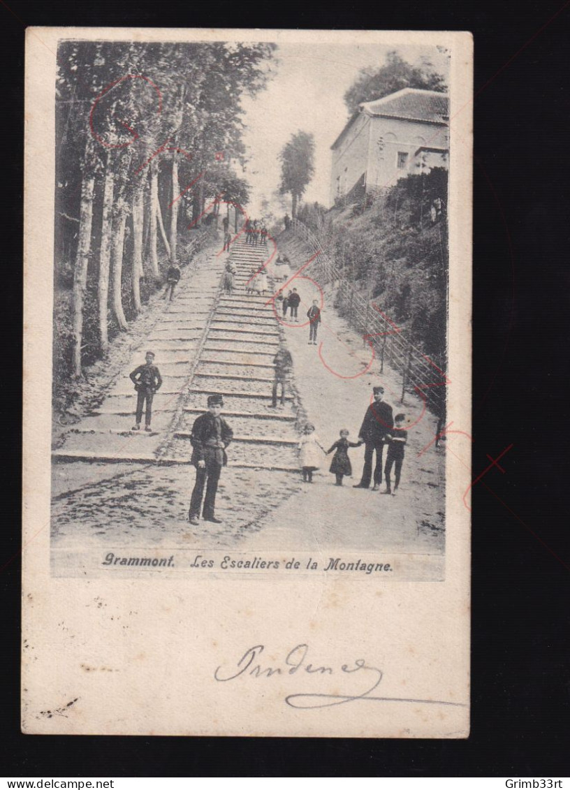 Grammont - Les Escaliers De La Montagne - Postkaart - Geraardsbergen