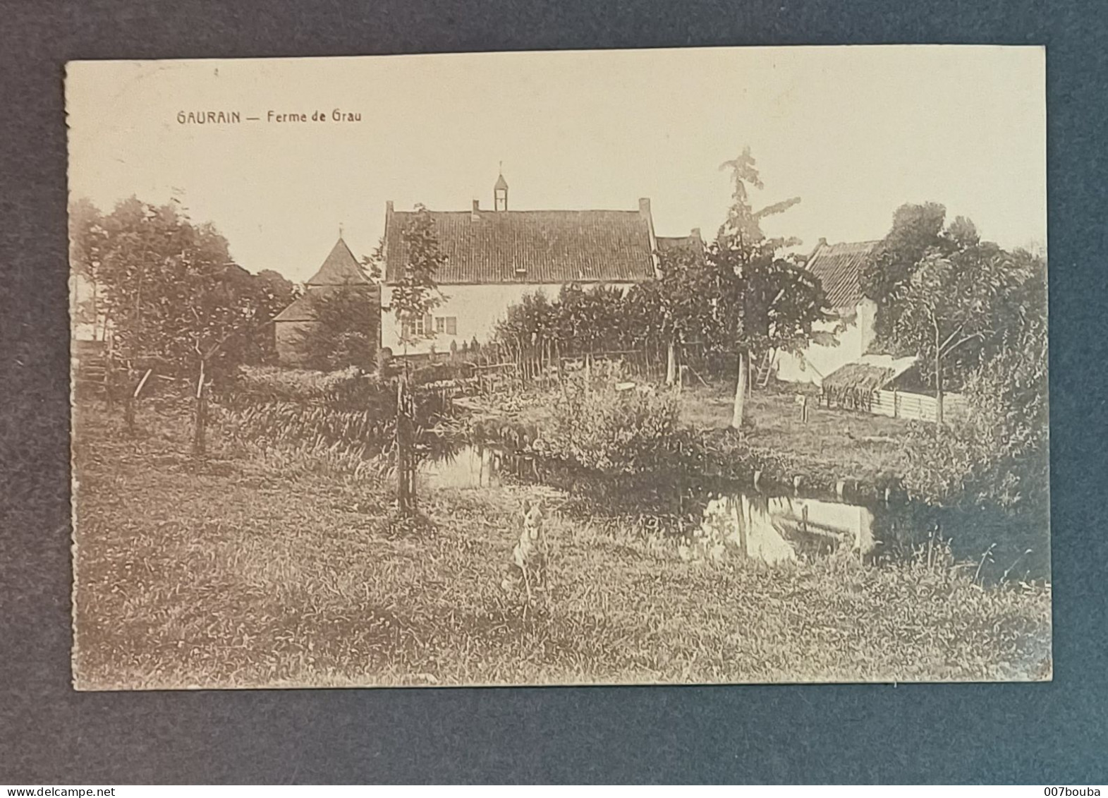 GAURAIN  / FERME DE GRAU  / CARTE PROVENANT D'UN CARNET - Tournai