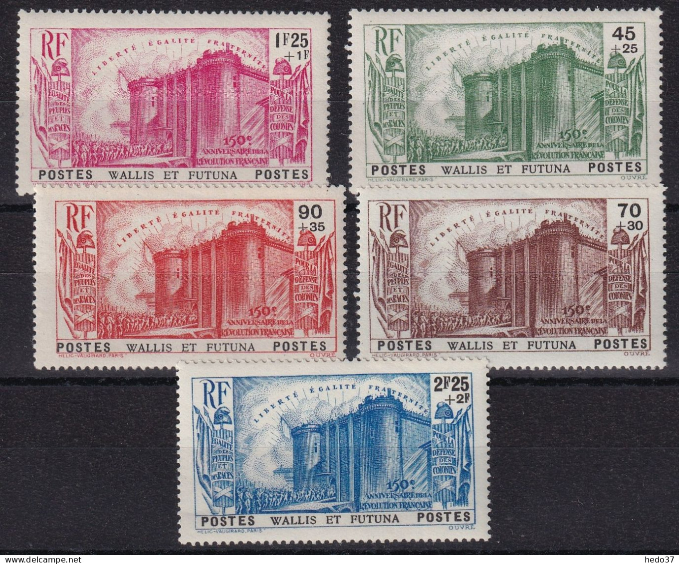 Wallis Et Futuna N°72/76 - Neuf ** Sans Charnière - TB - Unused Stamps