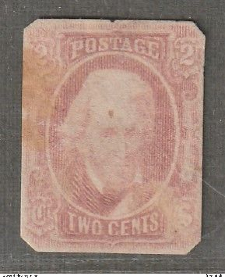 Etats-Unis D'Amérique - N°7 Obl (1862-64) 2c Rouge-brun - 1861-65 Confederate States