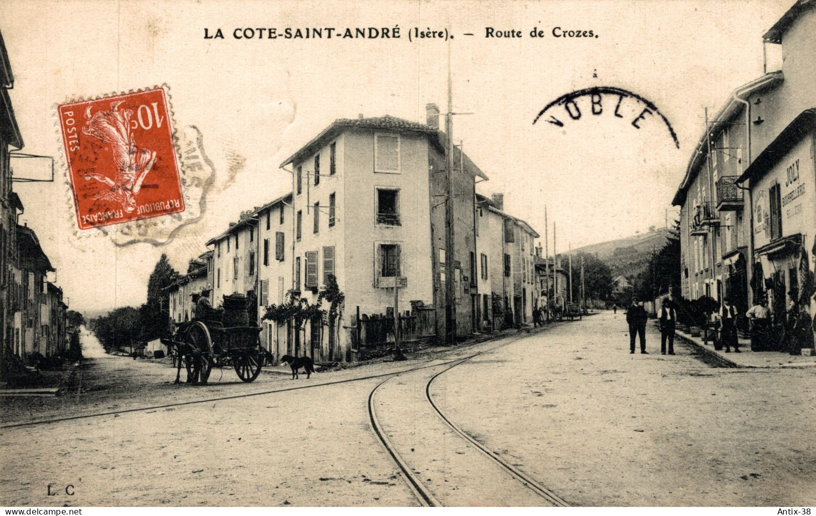 A1 - 38 - LA CÔTE-SAINT-ANDRÉ - Isère - Route De Crozes - La Côte-Saint-André