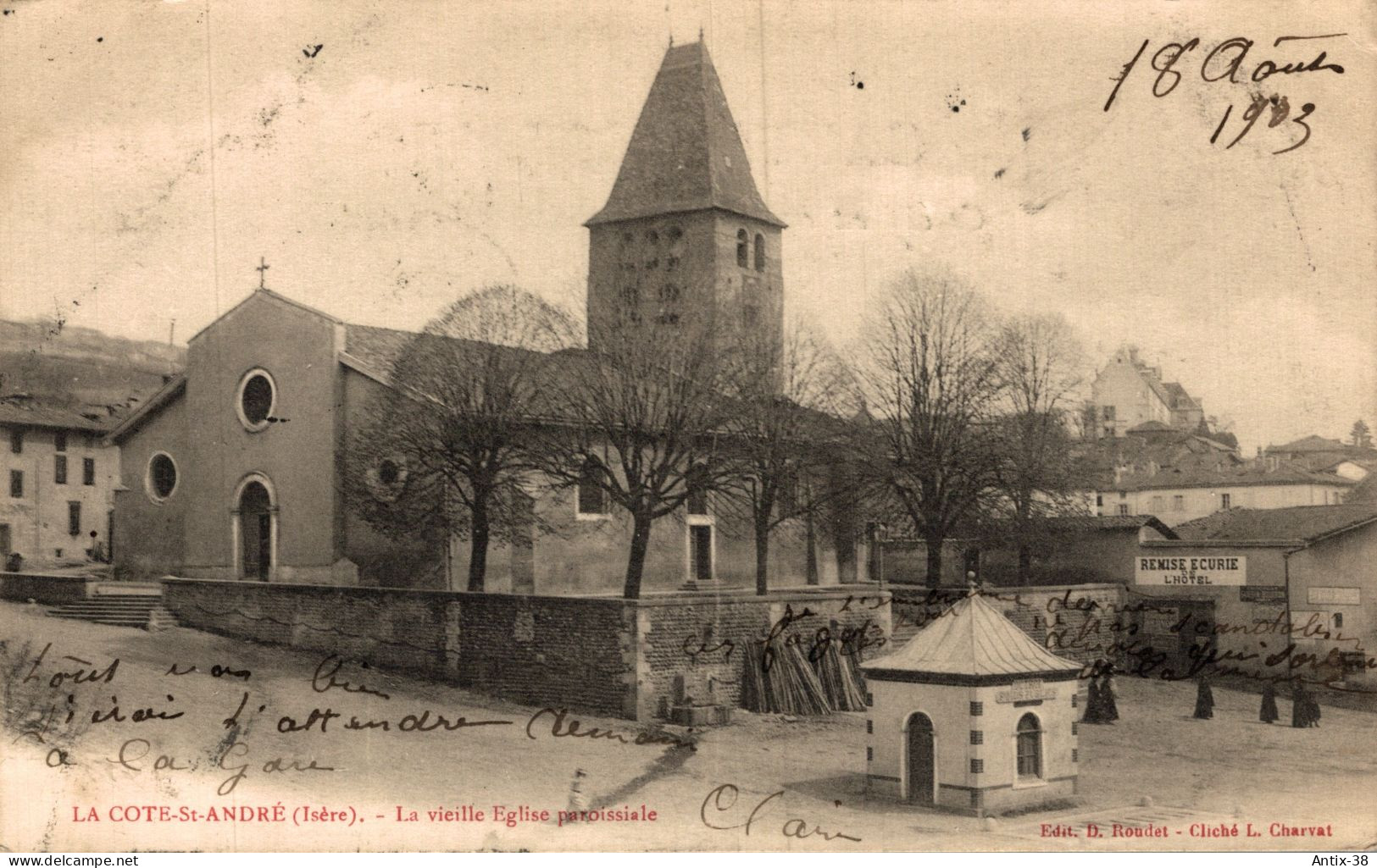 A2 - 38 - LA CÔTE-SAINT-ANDRÉ - Isère - La Vieille Église Paroissiale - La Côte-Saint-André