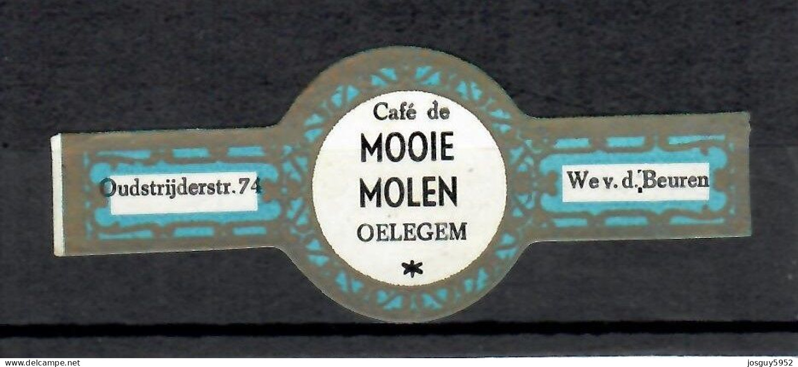 CAFE DE MOOIE MOLEN - WE V.D. BEUREN - OELEGEM - Bagues De Cigares