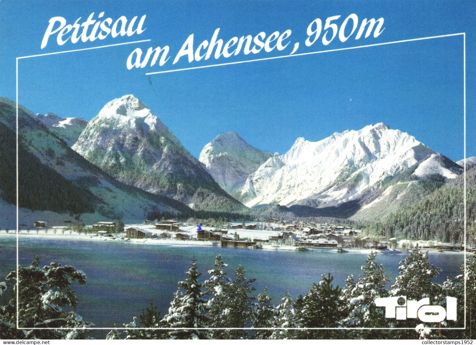 PERTISAU, TIROL, ACHENSEE, LAKE, ARCHITECTURE, MOUNTAIN, AUSTRIA, POSTCARD - Pertisau