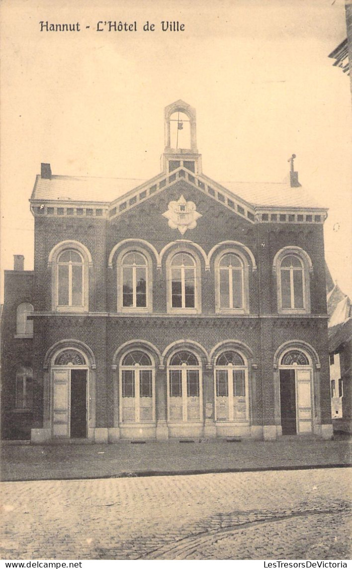 BELGIQUE - Hannut - L'hotel De Ville  - Carte Postale Ancienne - Hannut