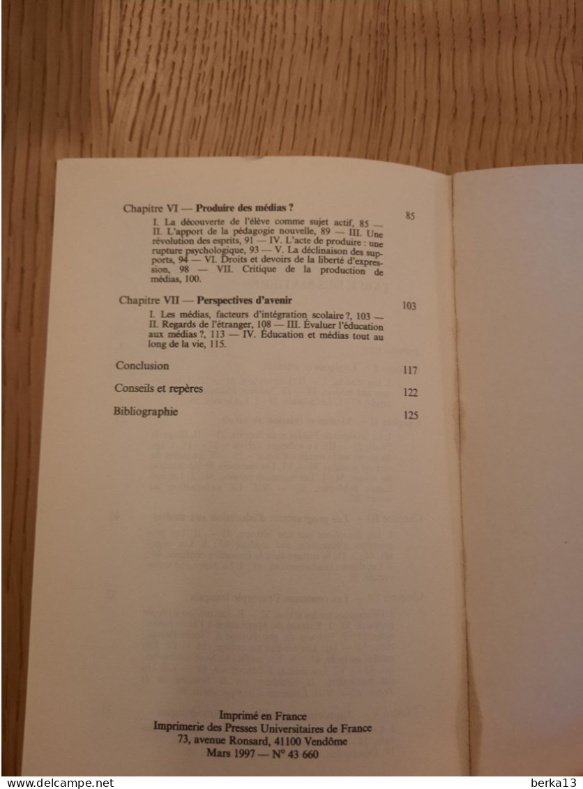 Education Et Médias GONNET -Que Sais-je? 1997 - Sociologie