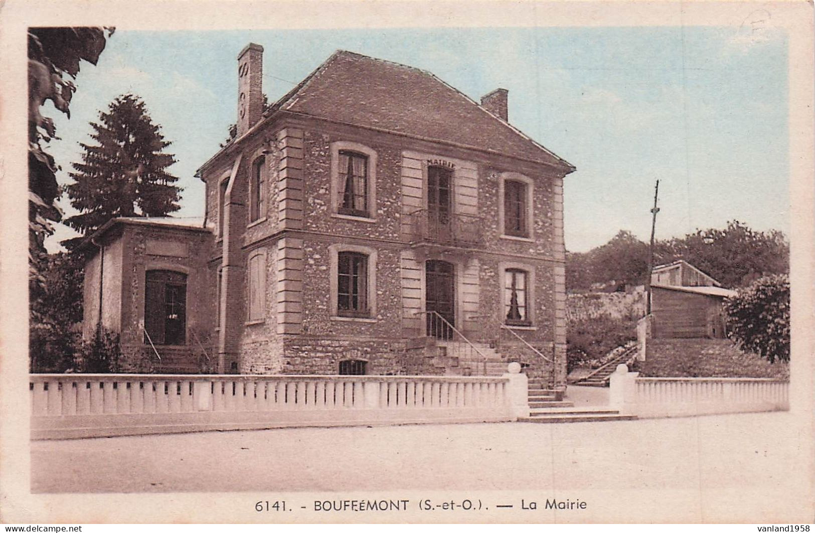 BOUFFEMONT-la Mairie (colorisée) - Bouffémont