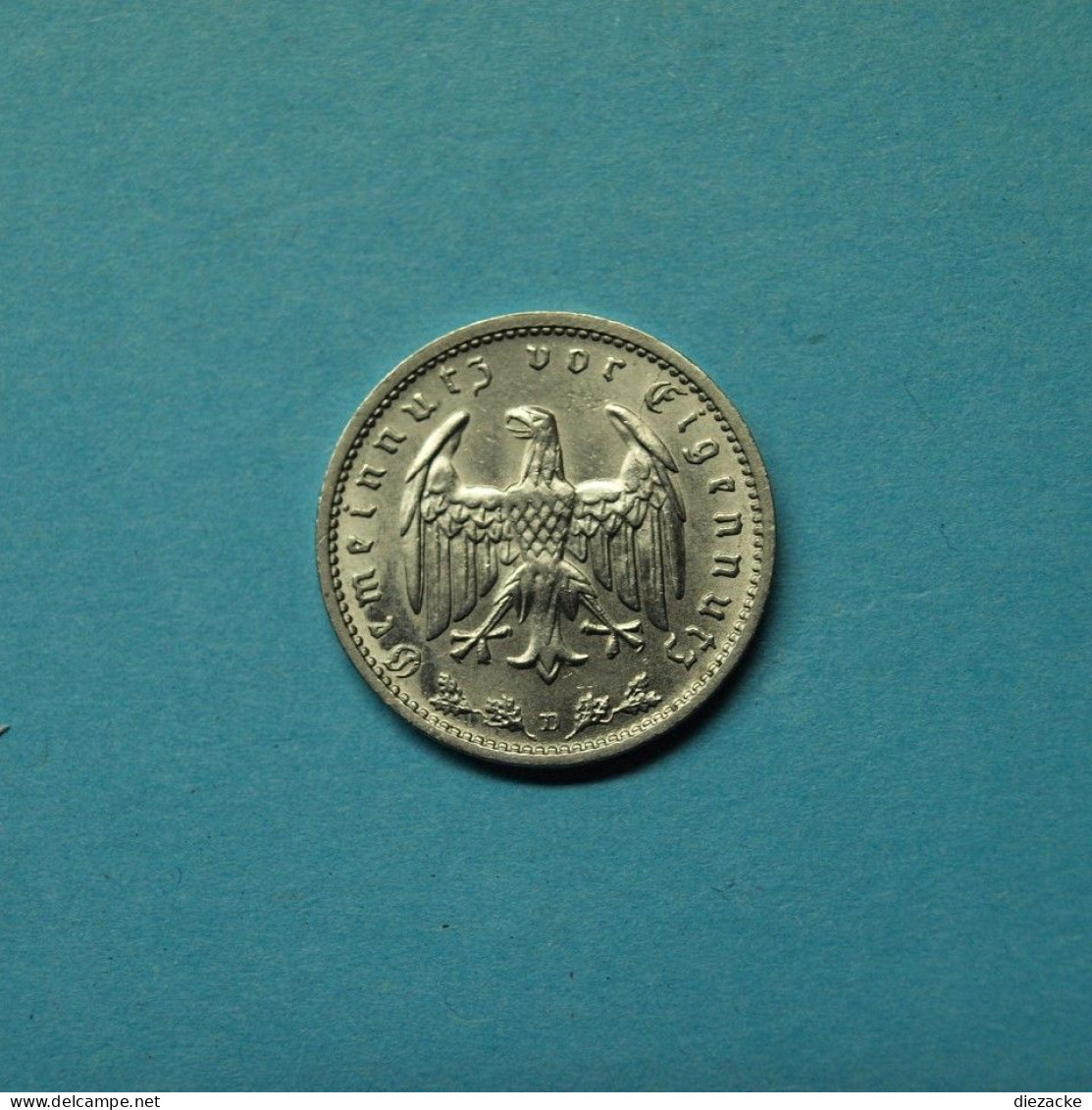 Drittes Reich 1934 D 1 Reichsmark (WK052 - 1 Reichsmark