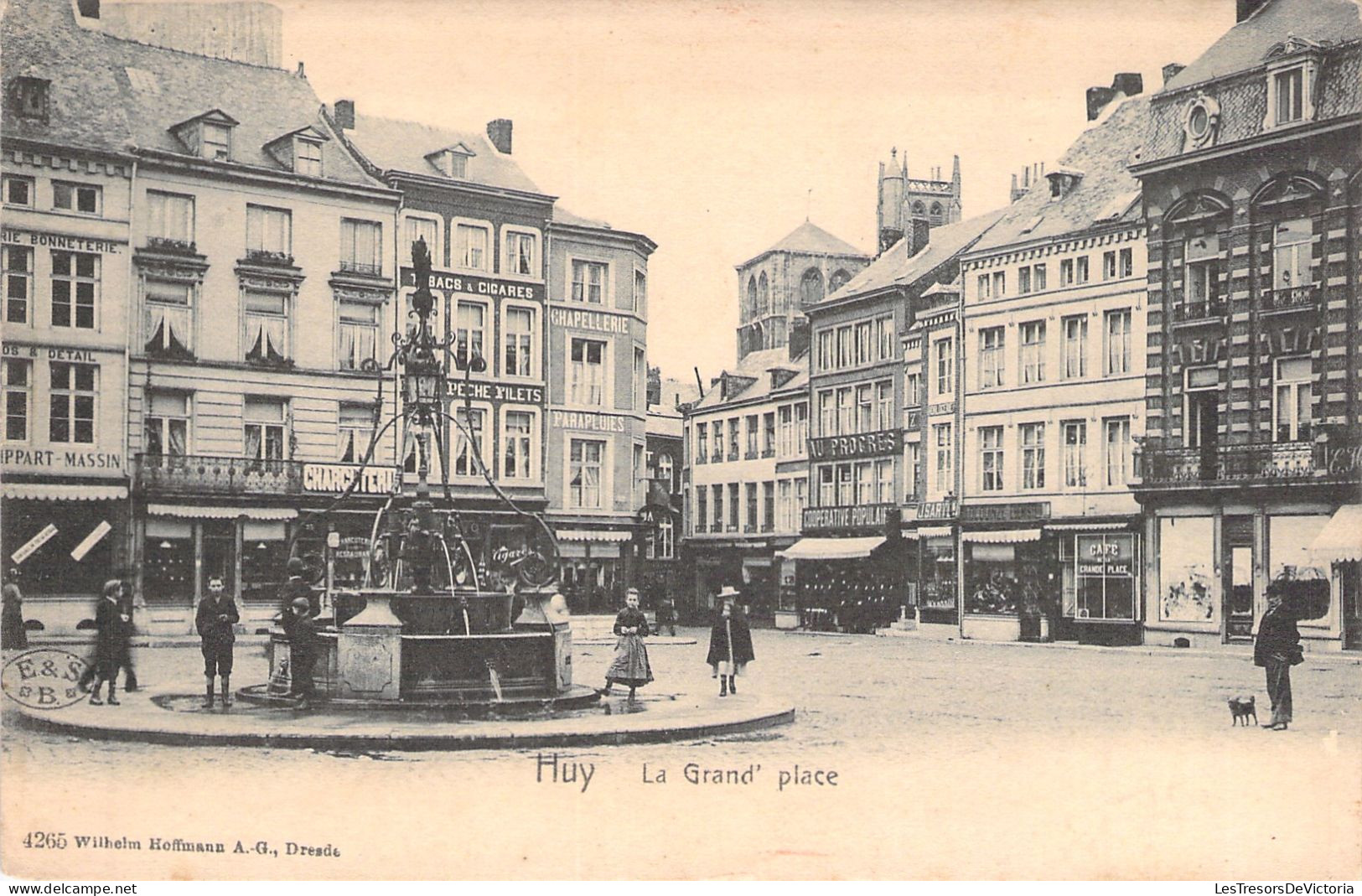 BELGIQUE - Huy -  La Grand' Place - Carte Postale Ancienne - Huy