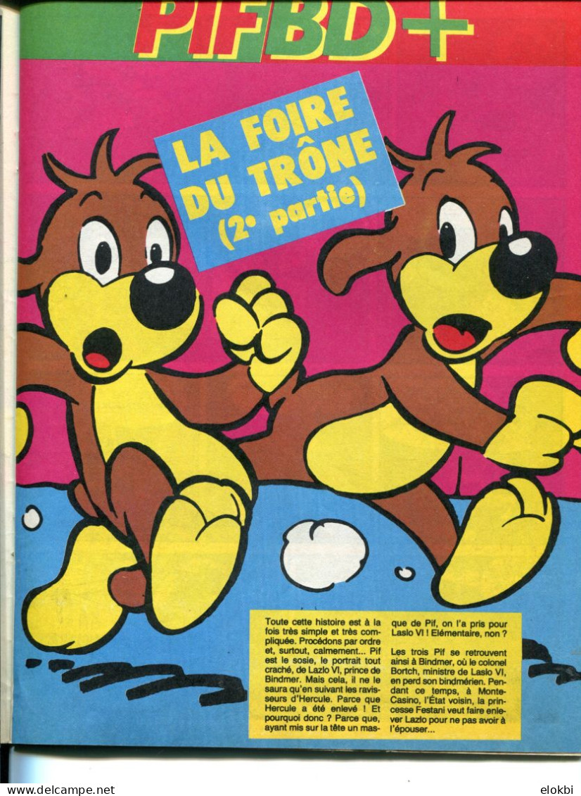 Lot Des Pif Gadget N°987, 988 Et 989 - Une Grande Aventure De Pif Et Hercule En 3 Parties "La Foire Du Trône" - Pif Gadget