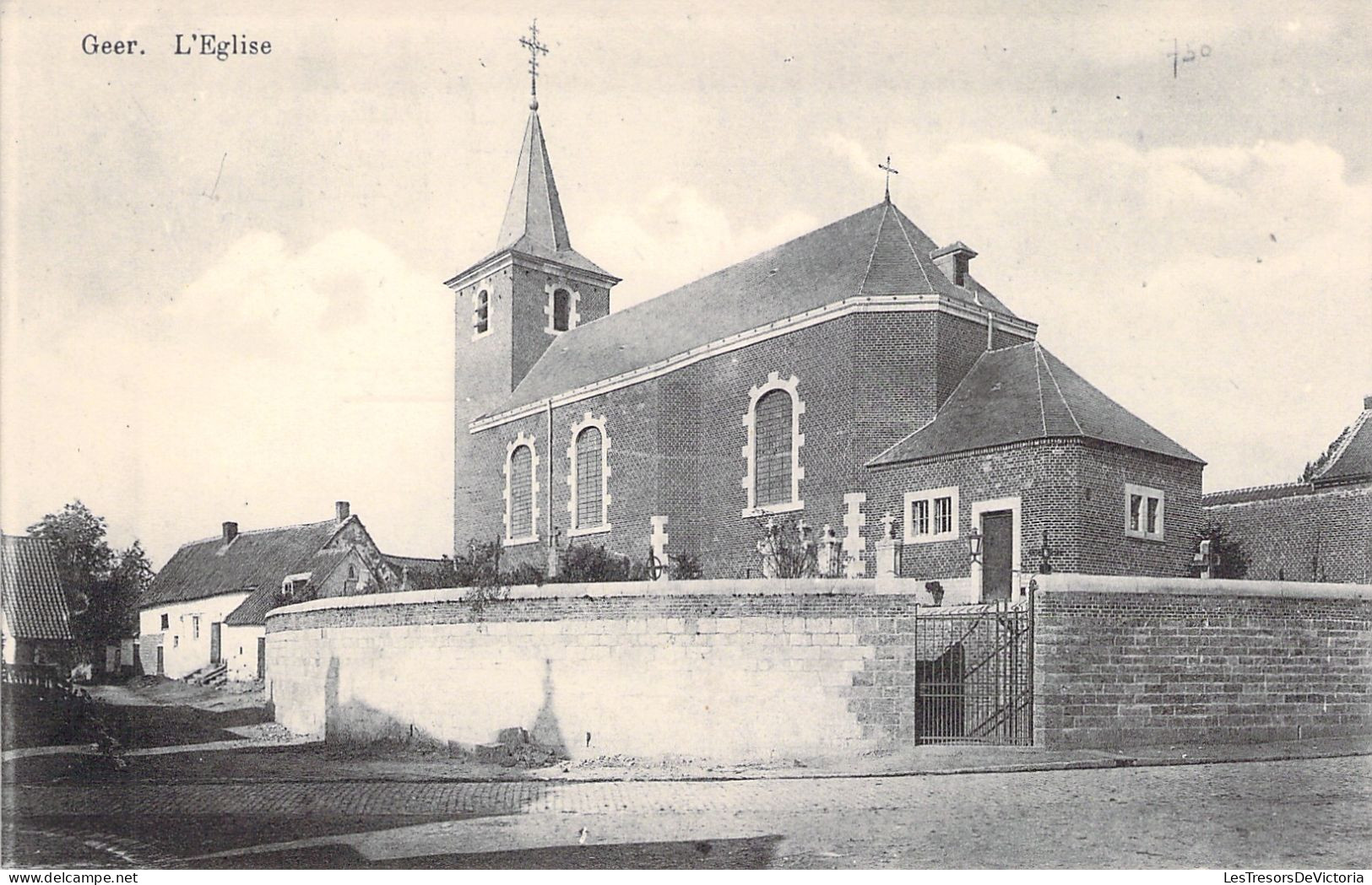 BELGIQUE - Geer - L'eglise - Clocher - Edit Laflotte - Carte Postale Ancienne - Autres & Non Classés