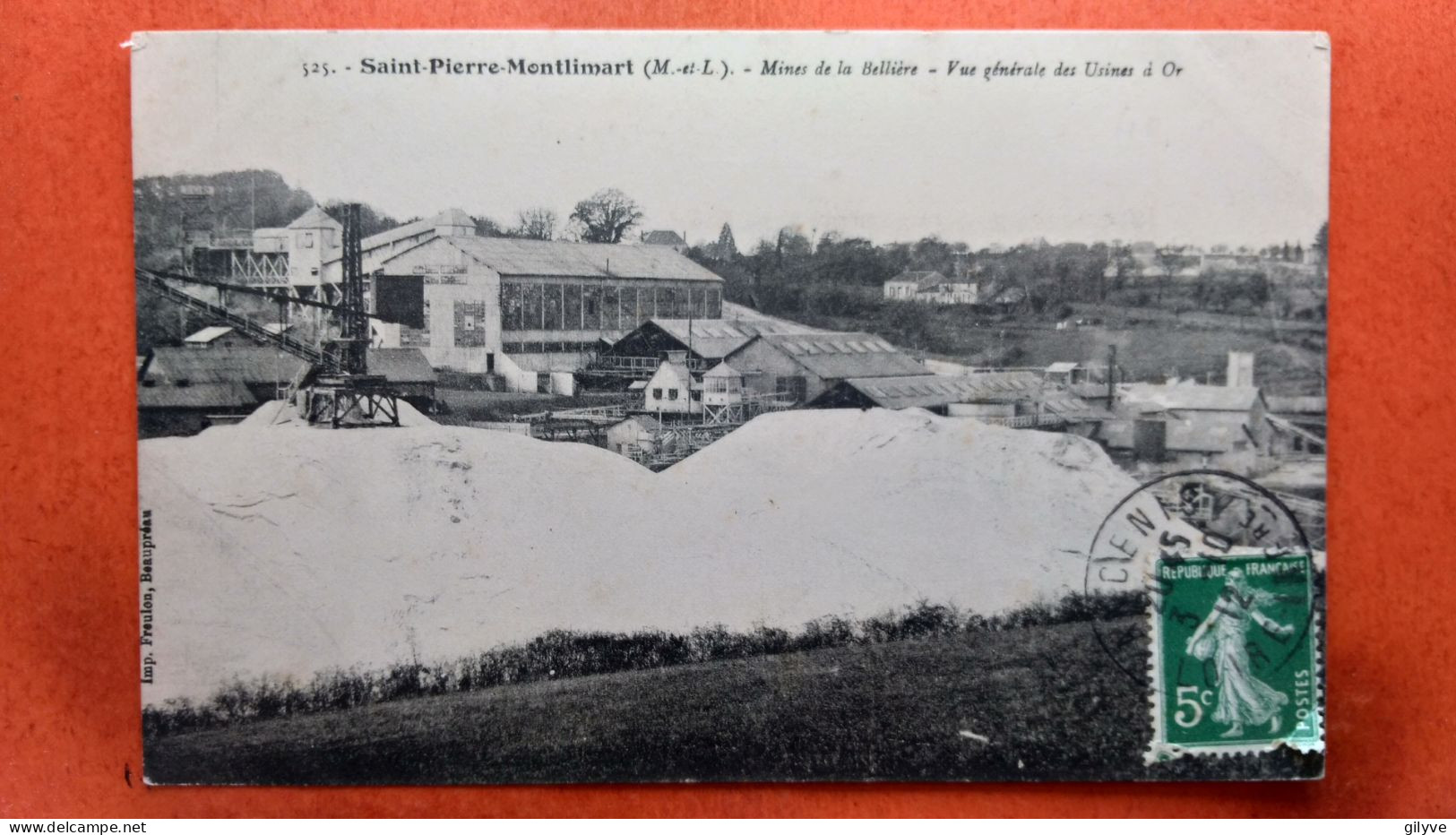 CPA (49) Saint Pierre Montlimart.  Mines De La Bellière. Vue Générale Des Usines à Or.  (4A.n°1440)d - Montrevault