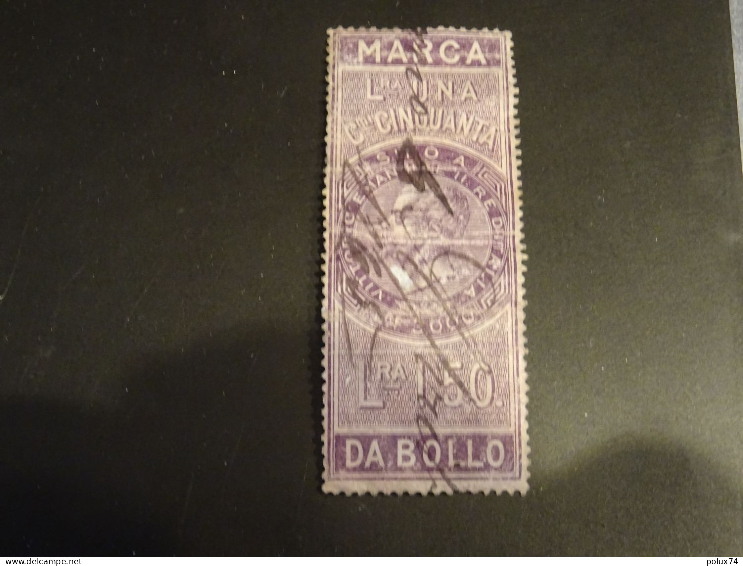 ITALIE FISCAL  V-E 1865/70 -pliure - Revenue Stamps