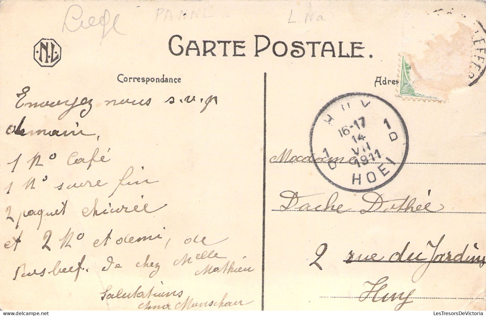 BELGIQUE - Aineffe - Le Chateau - Carte Postale Ancienne - Autres & Non Classés