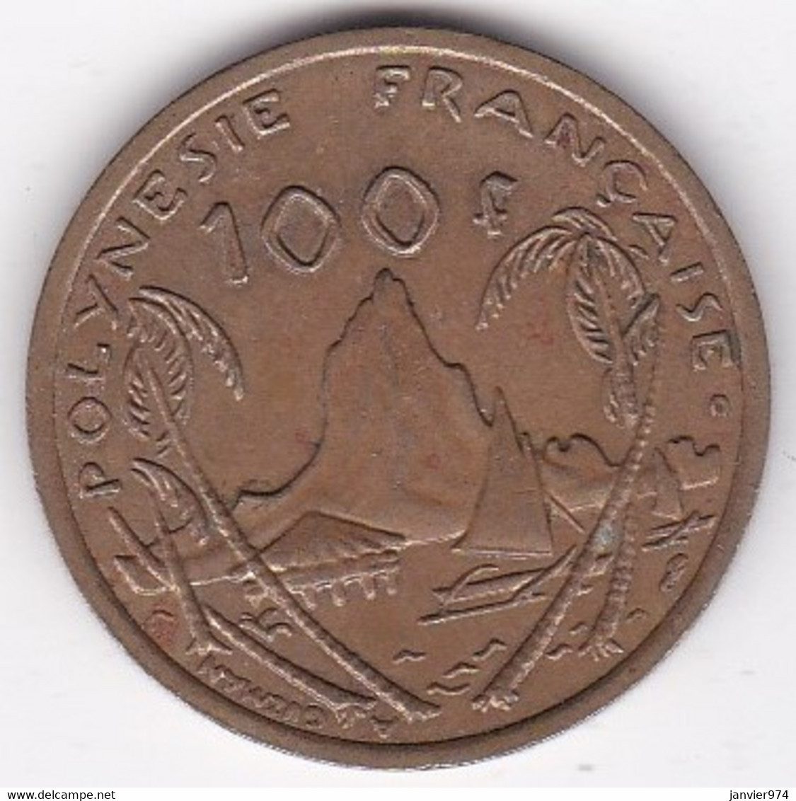 Polynésie Française . 100 Francs 2001, Cupro-nickel-aluminium - Polynésie Française