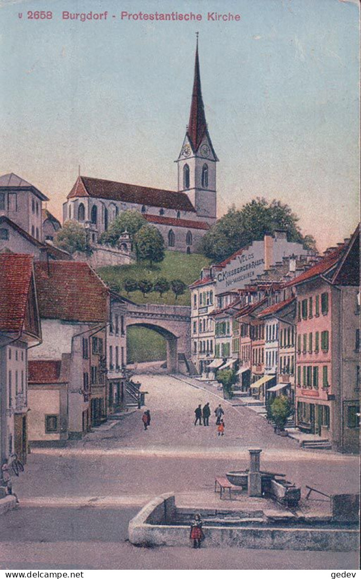Burgdorf BE, Protestantische Kirche, Rue Animée (2658) - Berthoud