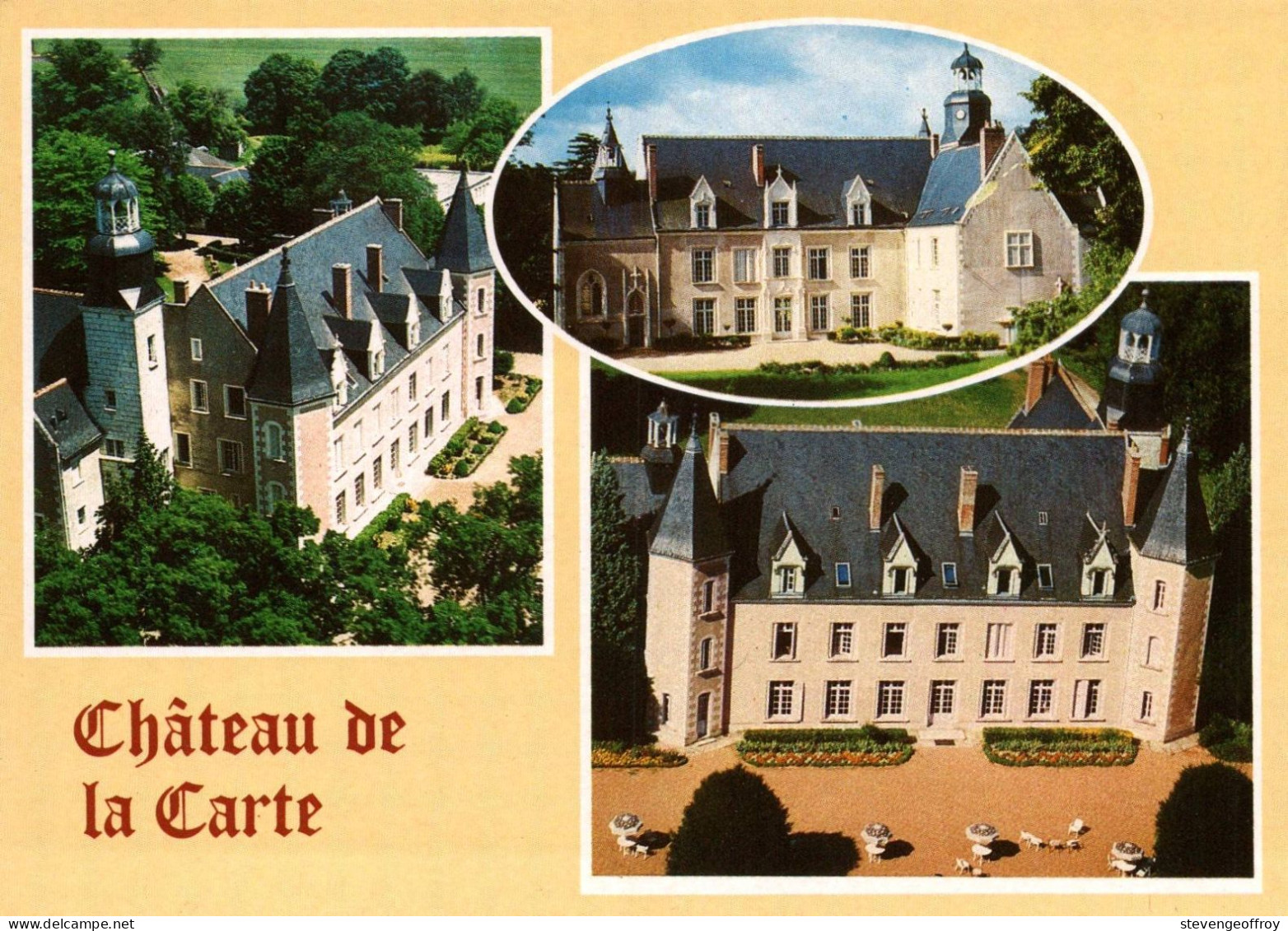 37 Indre Et Loire Ballan Miré EPAF Maison De Repos Chateaude La Carte Joué Les Tours Multi Vue Generale - Ballan-Miré
