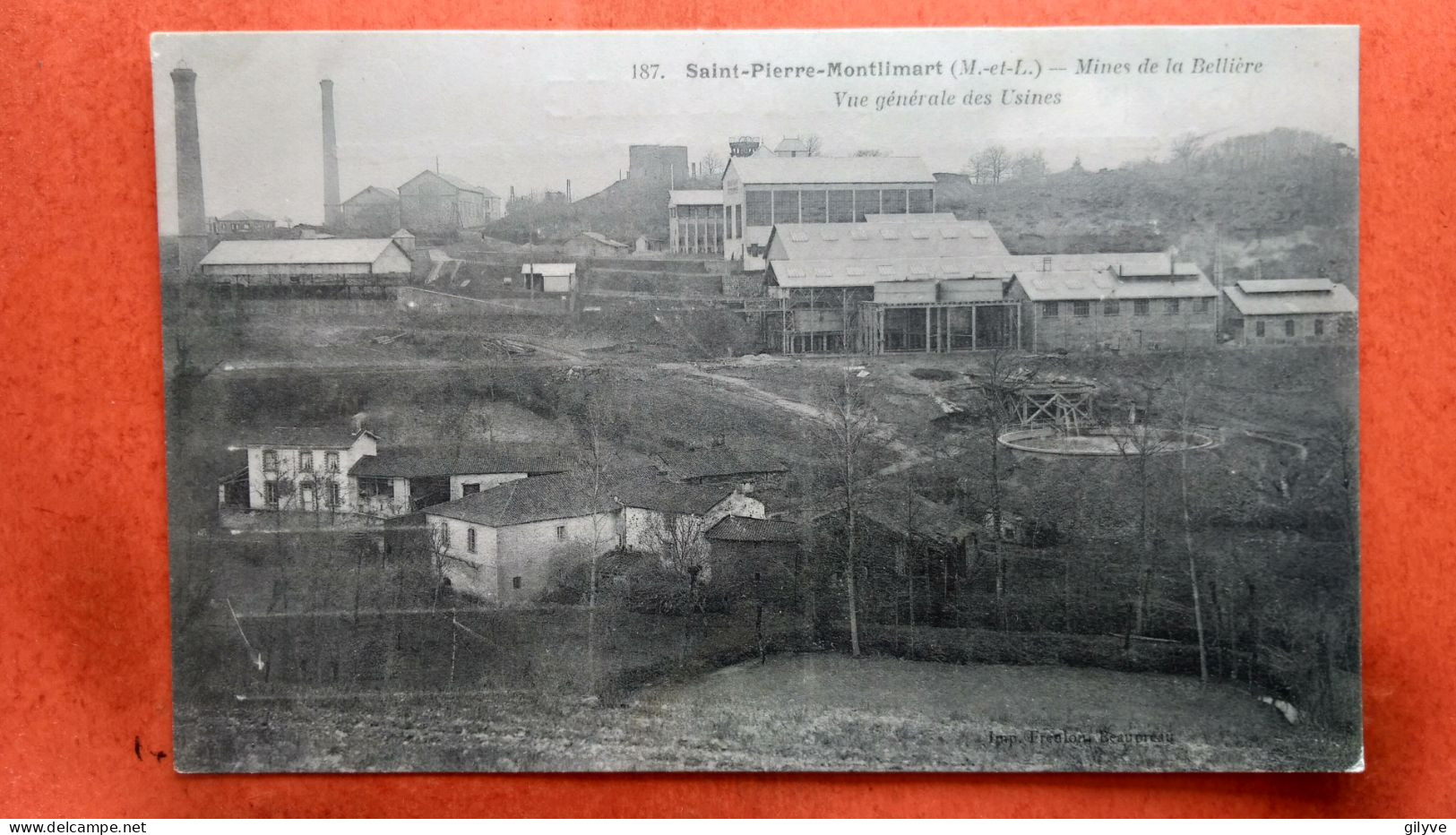 CPA (49) Saint Pierre Montlimart. Mines De La Bellière. Vue Générale Des Usines. (4A.n°1456)d - Montrevault