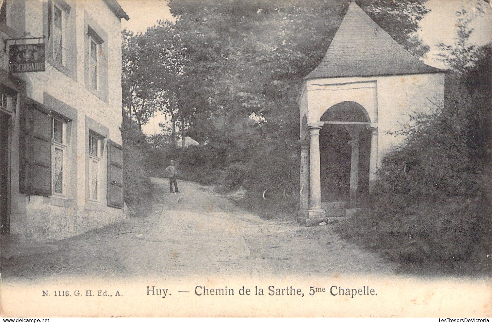 BELGIQUE - Huy - Chemin De La Sarthe - 5me Chapelle - Carte Postale Ancienne - Huy