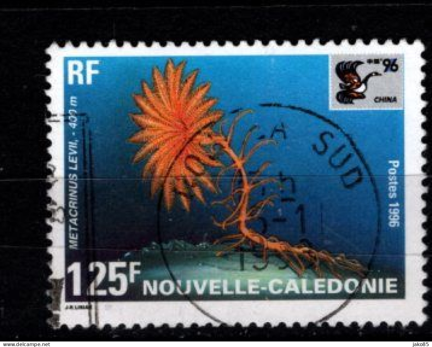 - Nelle Caledonie - 1996 - YT N° 712 - Oblitéré - Faune Marine - - Used Stamps