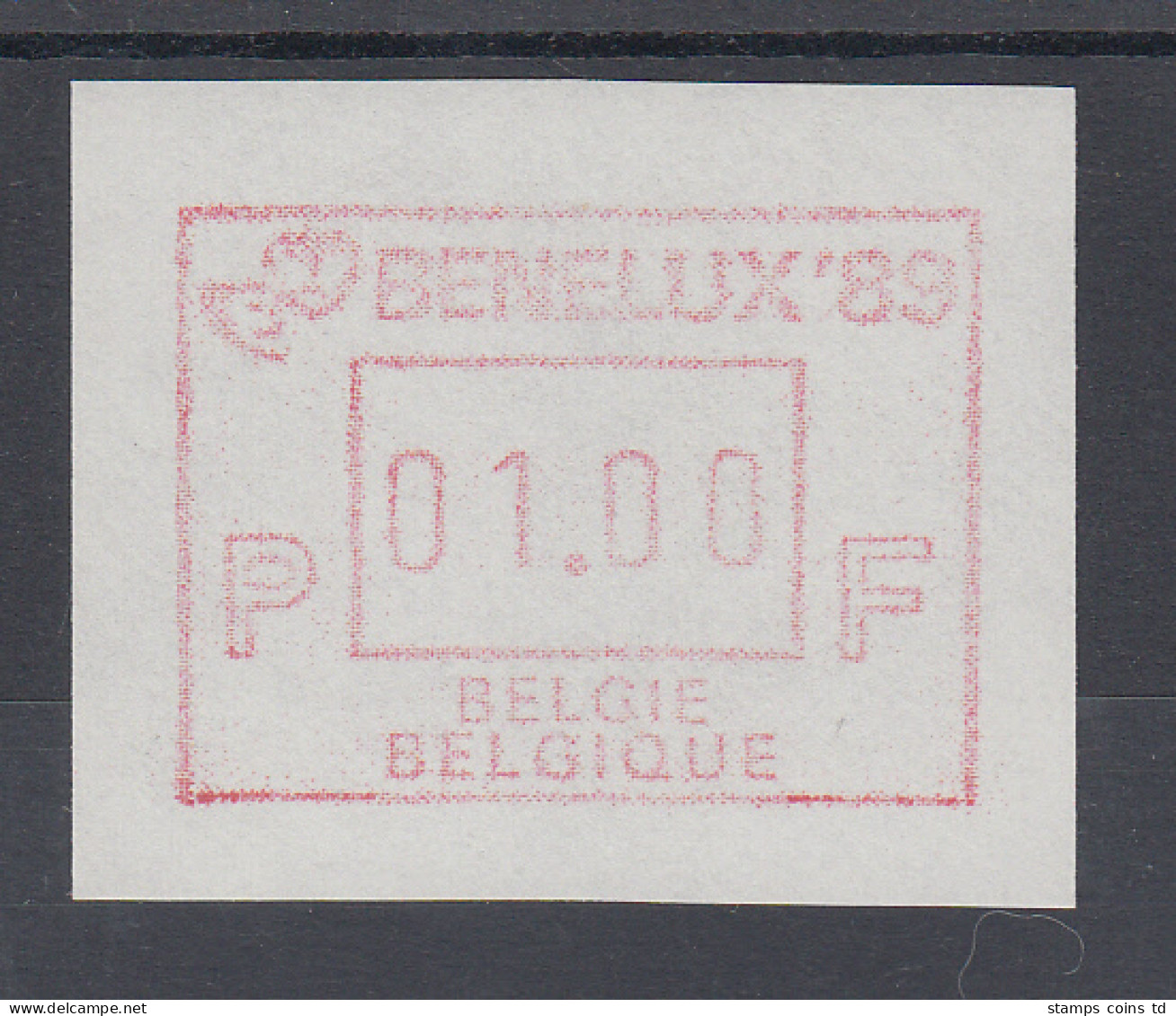 Belgien FRAMA-ATM Sonderausgabe BENELUX '89 **  - Sonstige & Ohne Zuordnung