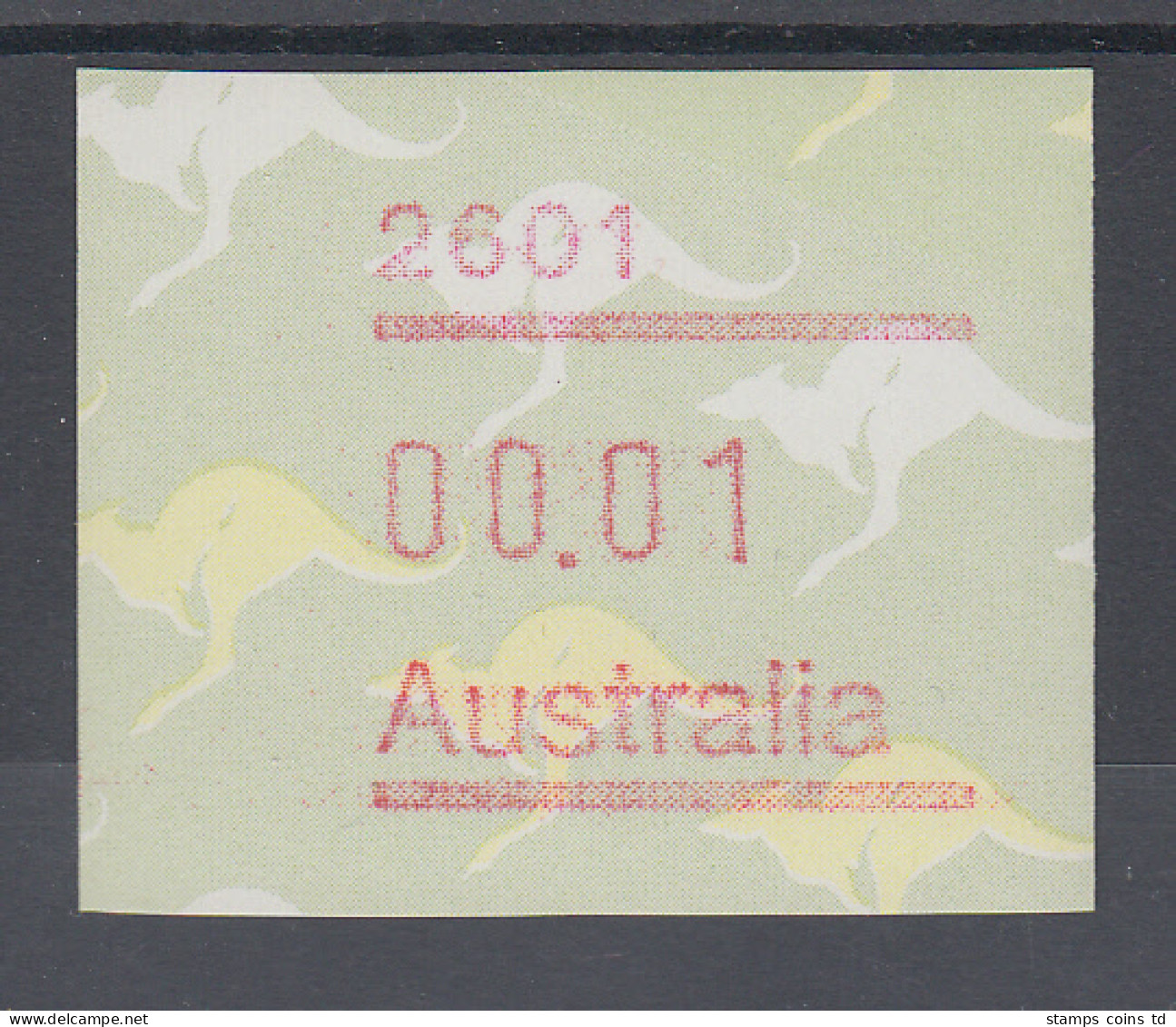 Australien Frama-ATM 2. Ausgabe 1985, Känguruh, Ausgabe Mit Postcode ** - Machine Labels [ATM]