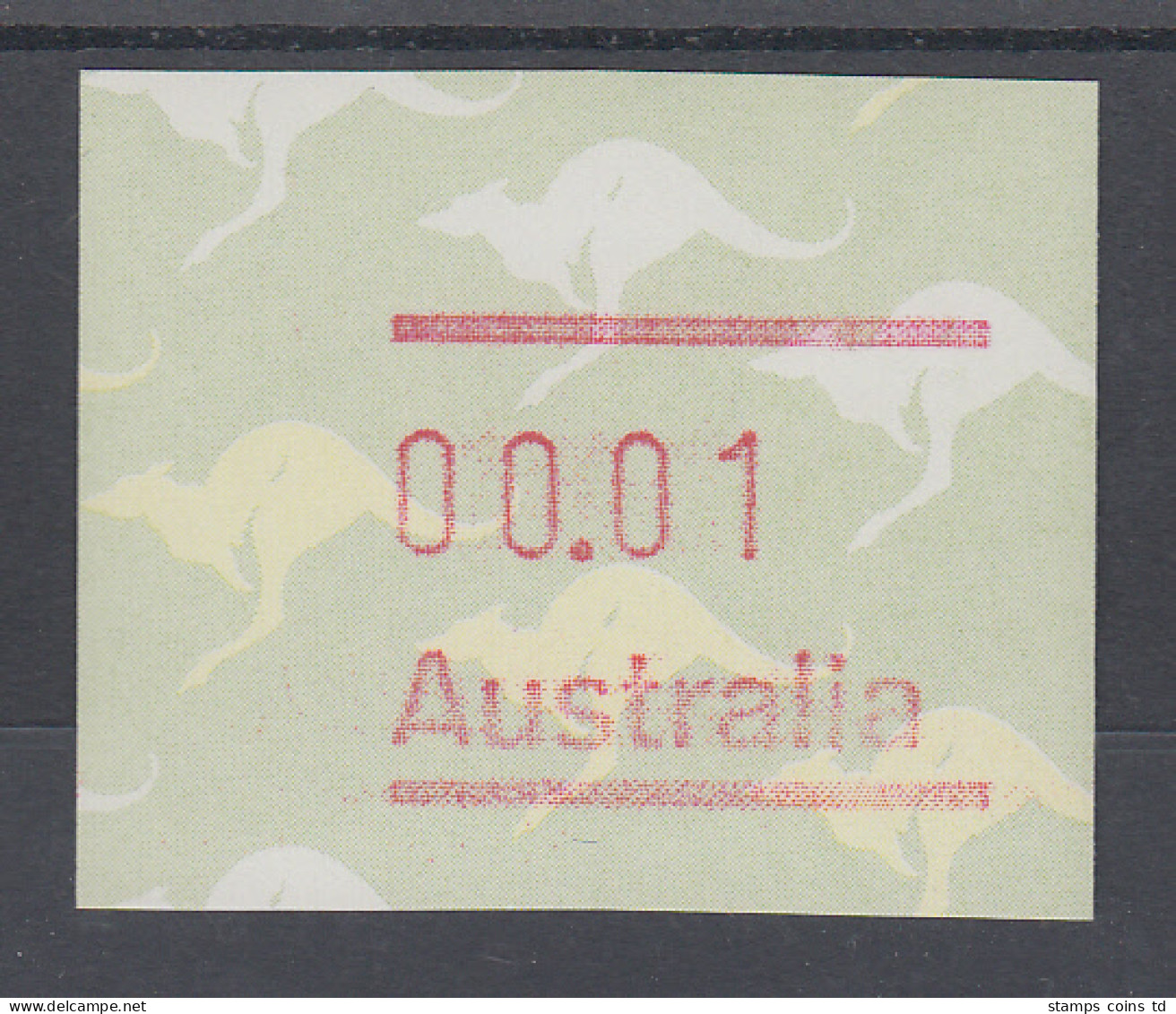 Australien Frama-ATM 2. Ausgabe 1985, Känguruh, Ausgabe Ohne Postcode ** - Timbres De Distributeurs [ATM]