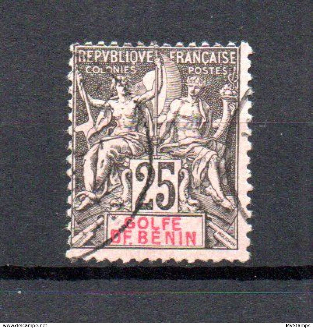 Benin (France) 1893 Old Sage Stamp (Michel 24) Nice Used - Gebruikt