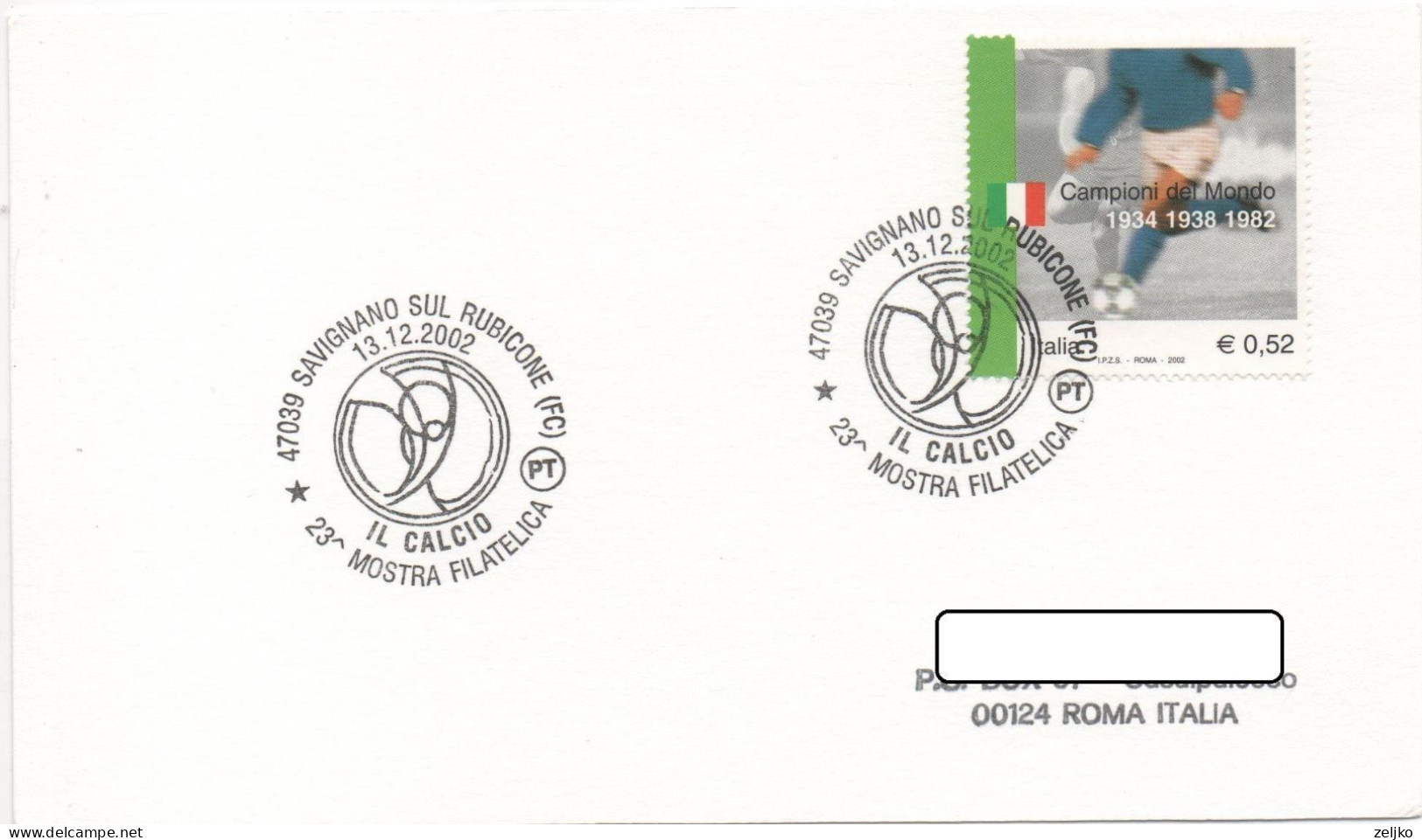 Italy, Football, World Championship 2002, Stamp Exhibition - 2002 – South Korea / Japan