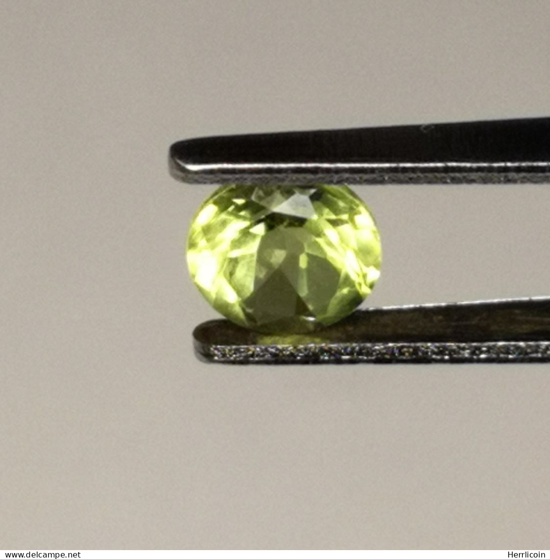 Péridot Naturel D'Afrique - VS -  Rond 0.59 Carat - 5.1 X 3.4 Mm - Other & Unclassified