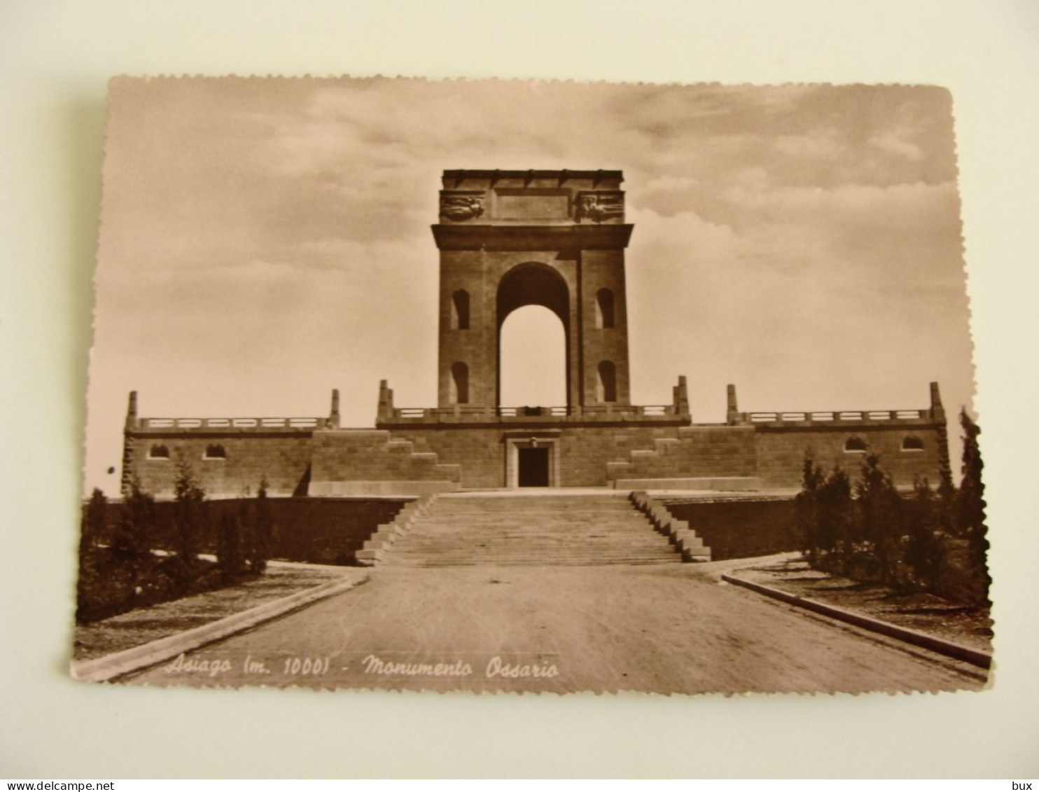 ASIAGO  OSSARIO CIMITERO MILITARE     VICENZA  NON  VIAGGIATA CONDIZIONI FOTO FORMATO GRANDE °°° - War Cemeteries