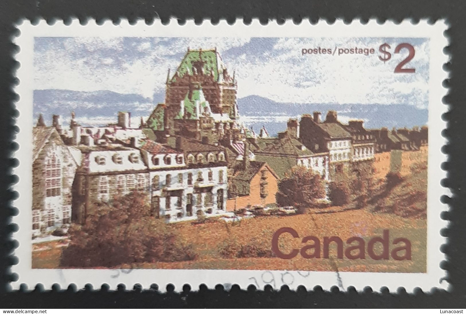 Canada 1972  USED  Sc601,   2$ Landscape - Used Stamps