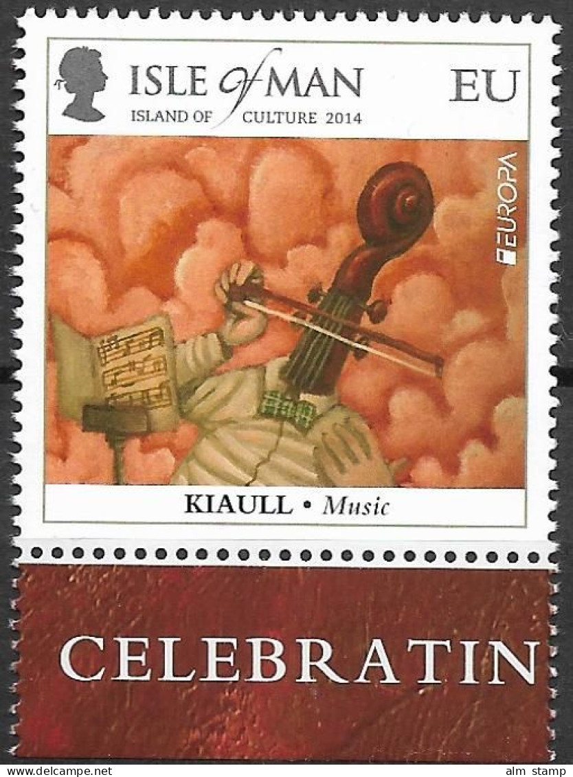 2014 Isle Of  Man Mi. 1904 **MNH Europa: Volksmusikinstrumente. - 2014